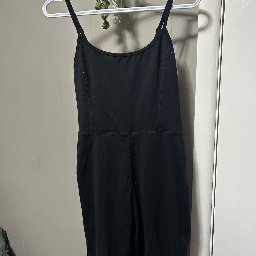 Black Spaghetti Strap Full Length Jumpsuit